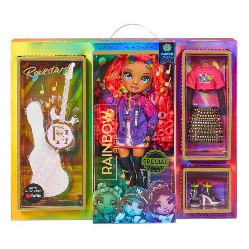 Rainbow High Rockstars Carmen Major Fashion Doll Special Edition