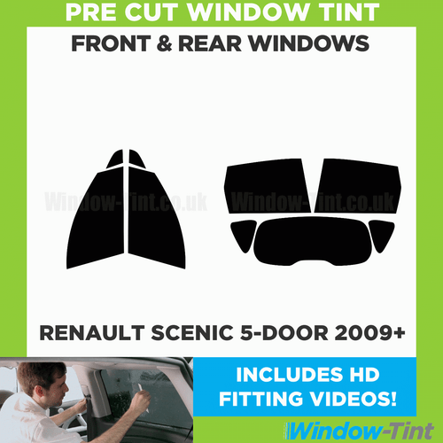 Per Renault Scenic 5-door 2009 +Completo Pre Taglio Finestrino Colore Kit Ant. & - Picture 2 of 10