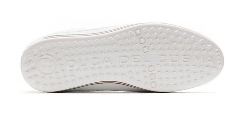 Duca Del Cosma Men\u0026#039;s Monterosso Italian Leather Lifestyle \u0026amp; Golf  Shoes - White | eBay