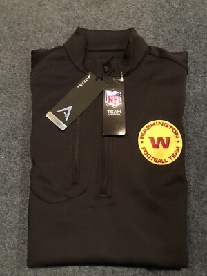 Antigua Washington Football Team 1/4 Zip Pullover Jacket Size Medium NWT