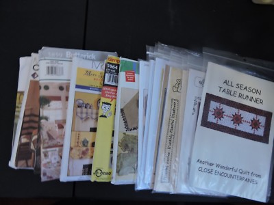 Table Runners, &Place Mat patterns  - You Pick - Read Listing 