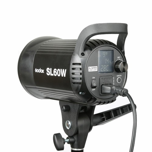 US Godox SL-60W White Version LED Video W/ Remote Control Light +2m Light Stand - Picture 6 of 12