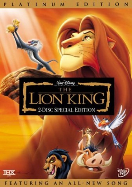 The Lion King - (DVD, 2003, 2-Disc Set, Platinum Edition, 2003