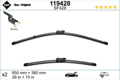 SWF 119428 Wiper Blade for Ford