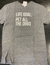 Stated T Vintage T Shirt Pet All Dogs Size Large BNWT