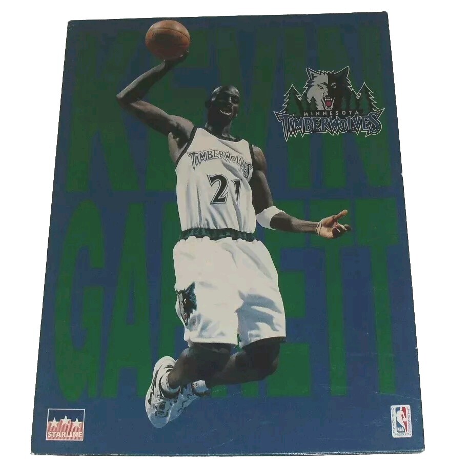 Kevin Garnett Minnesota Timberwolves 90s Vintage School