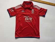 England Cricket Shirt Jersey Adidas W68242 2013 Size M Boys