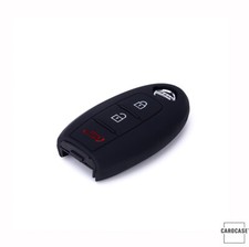 Schutzhülle Cover Case für Nissan Keyless-Go Schlüssel, schwarz