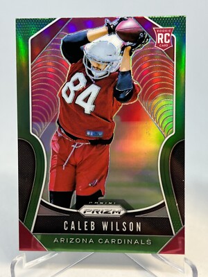 2019 Panini Prizm Rookies Green Prizm Caleb Wilson #367 Rookie RC | eBay