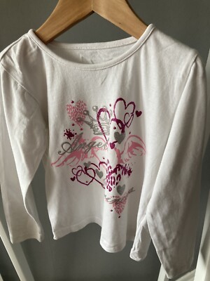  NEUE SAISON   Engel Prinzessin Langarmshirt Glitzer Mädchen Kleidung 4 Jahre