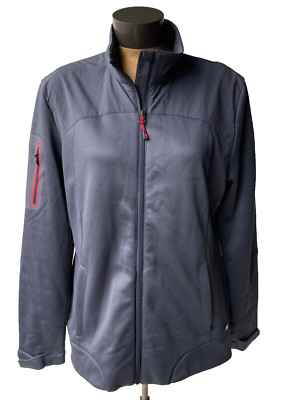Sunice Bianca Women's Gray UV50 Softshell Fleece-Lined Stretch Jacket ~ Size XL