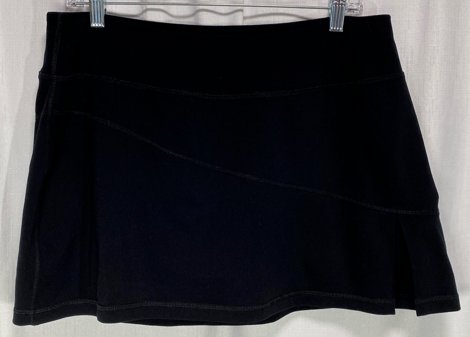 Athletic Wear Black Swim Tennis Skirt Skort Tek Gear Size Large