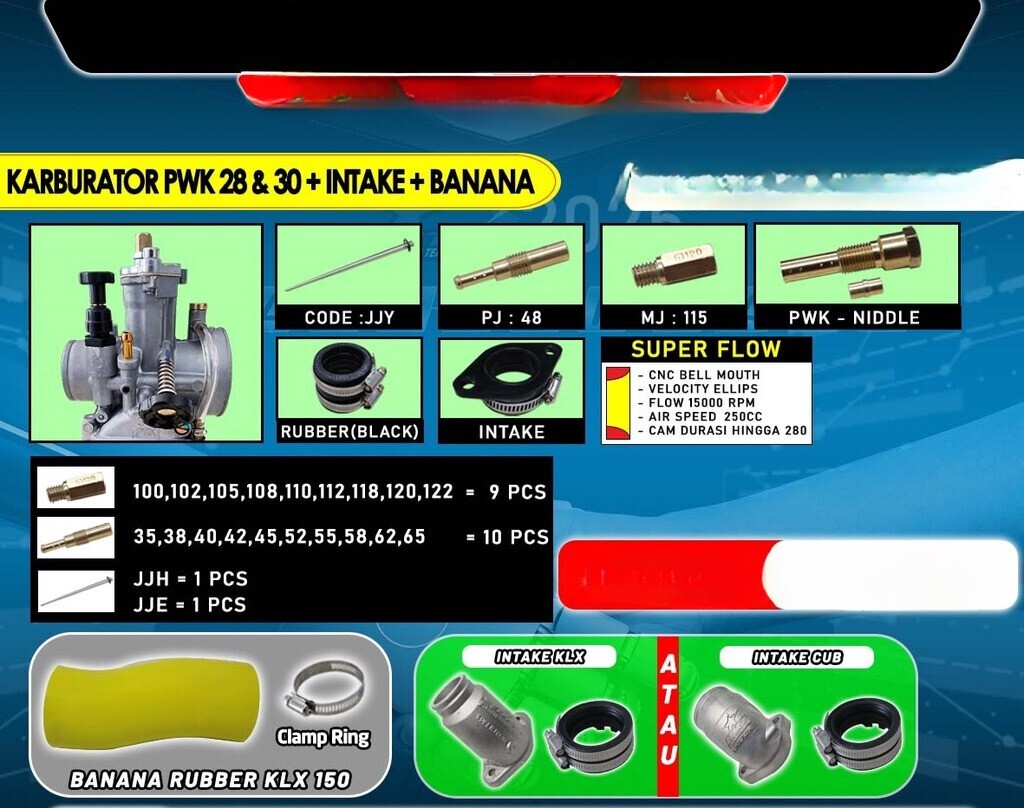 BYLOVET 140  セット① SUBARU Brat 1985-1987 REDLINE WEBER Carburetor KIT WITH 1.6