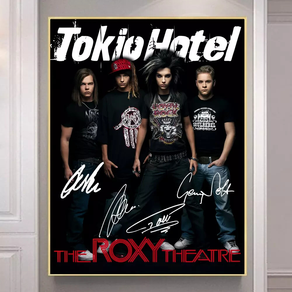 Tokio Hotel Band Autograph, Beyond The World Tour 2024 Poster | eBay