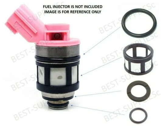 KIT REPARACIÓN INYECTOR COMBUSTIBLE PARA INFINITI QX4 NISSAN PATHFINDER QUEST XTERRA 3.3L Foto 2 de 2