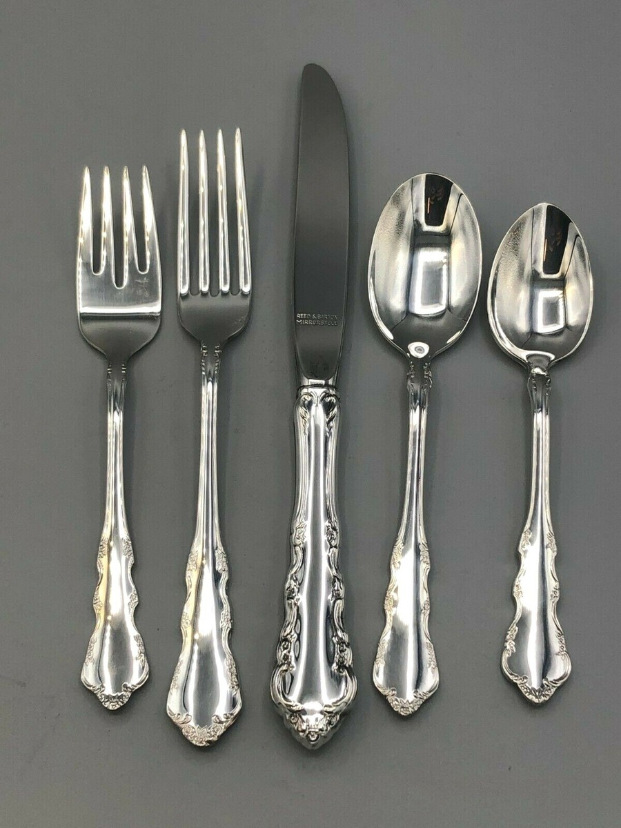 Barton Crown Silverplate Patterns Barton Sterling Silver Reed And