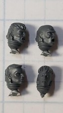 Warhammer 40k Black Templar Bits Sword Brethren Bare Heads Set H126