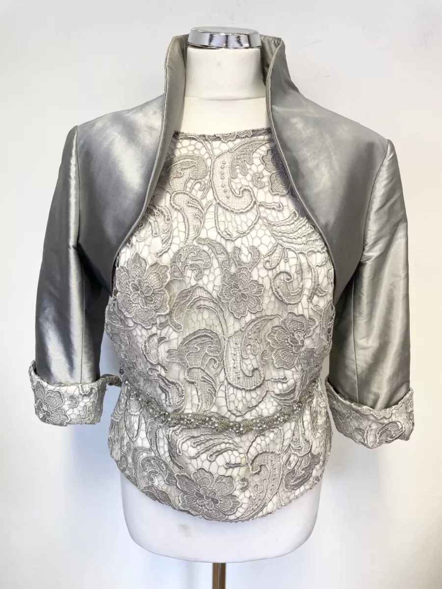 Silver top bolero jacket