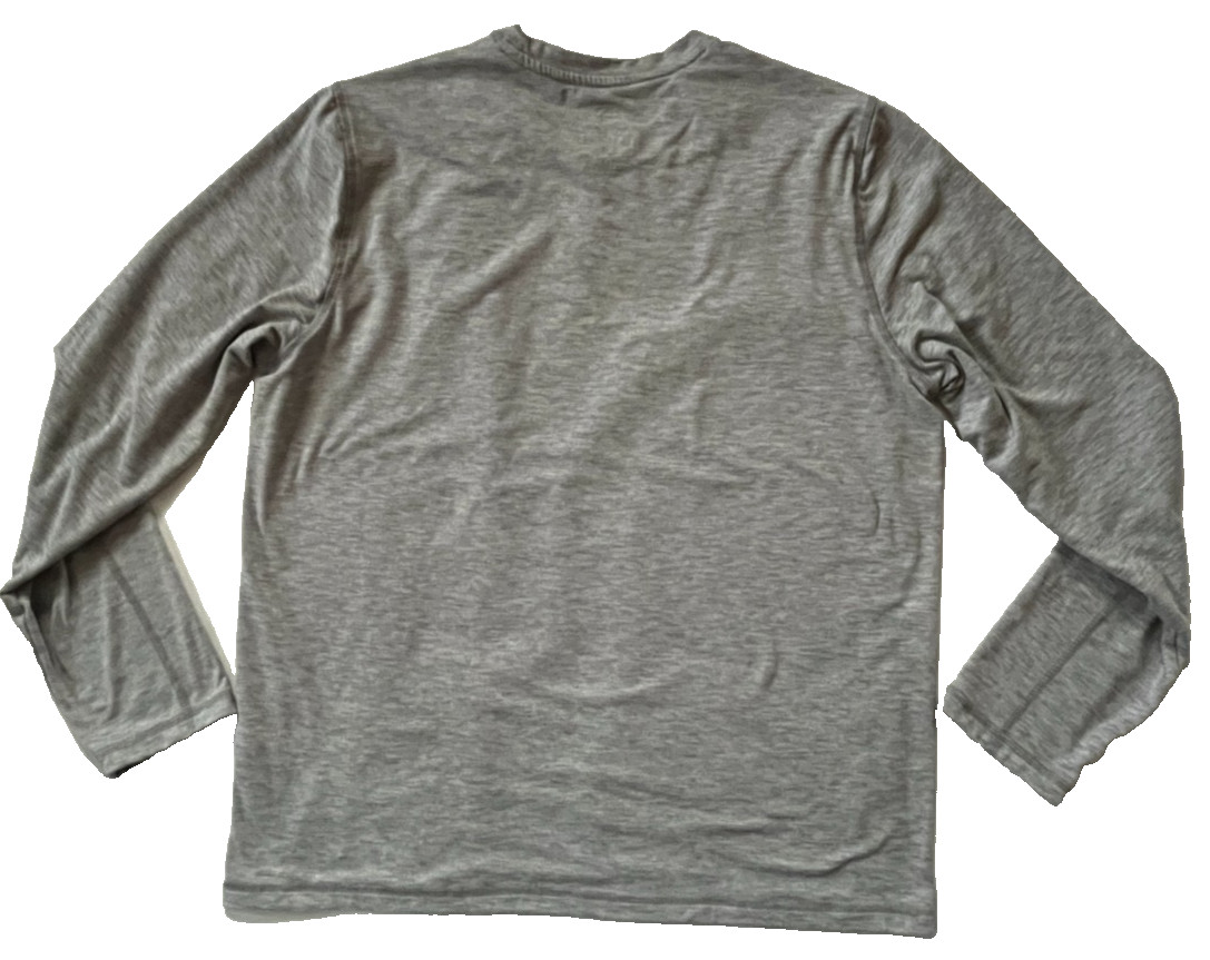 RUGGED ELEMENTS Light Gray Heather Long Sleeve Cr… - image 2
