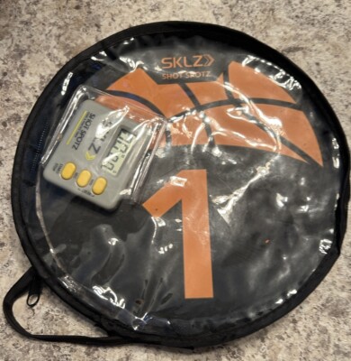NEW Open SKLZ Shot Spotz Basketball Training Markers & Game Set w/Digital timer