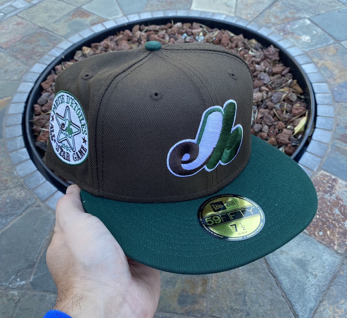 Exclusive New Era Montreal Expos Hat MLB Club Size 7 1/2 2tone