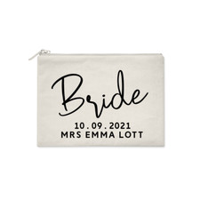 Personalised Makeup Bag 19 Makeup Bag Gift For Bride Engaged Bridal Party Shower