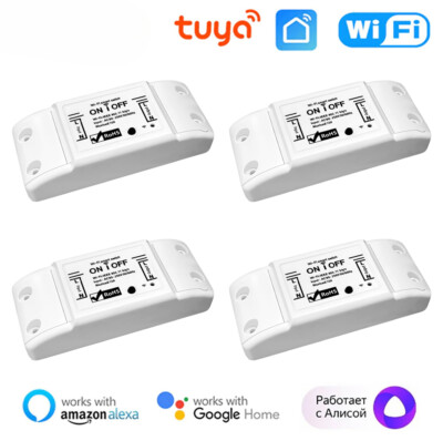 New Tuya Smart WiFi Switch Mini Smart Breaker Smart Life Wireless Remote Control