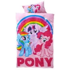 My Little Pony Reversible Bedding 135x200 / 80x80 cm Friendship
