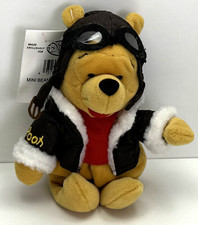 Disney Store - 8" Bean Bag Plush - Winnie the Pooh - Pilot Pooh