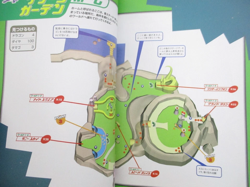 SPYRO THE DRAGON Official Guide w/Sticker Sony PlayStation 1 Book Japan 1999 AP - Image 3 of 4