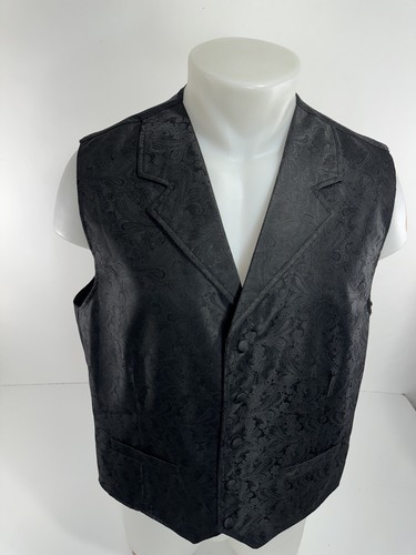 SCULLY - PAISLEY Western Mens L Vest - MINT - Picture 2 of 7