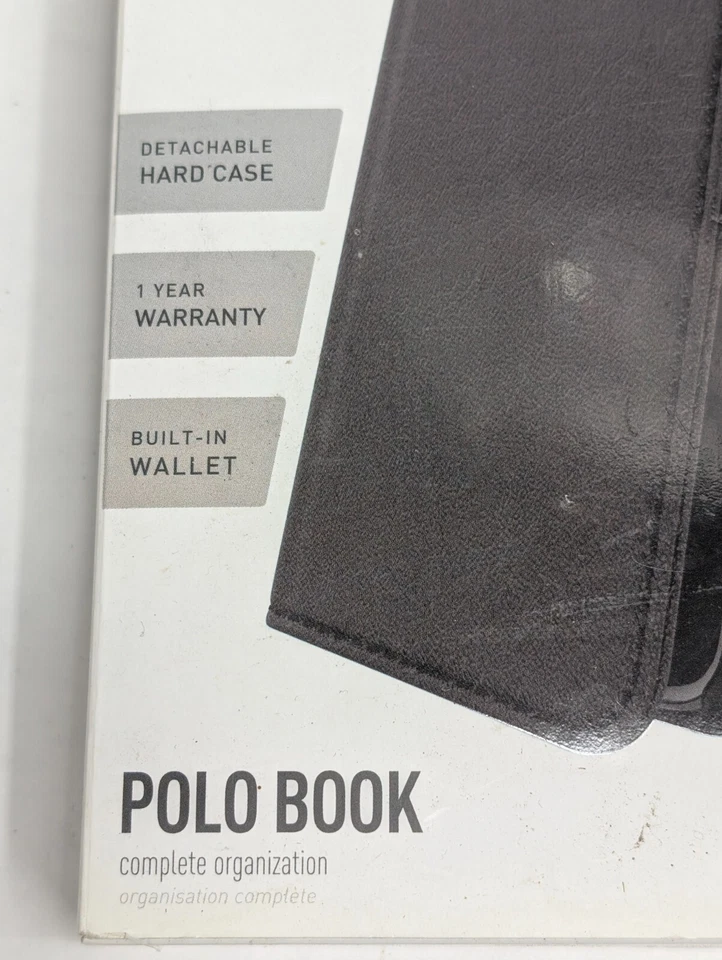 iPhone 6+,7+,8+ Skech Polo Libro Cartera Estuche Negro Bloqueo Magnético 7S Foto 2 de 4