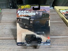HOT WHEELS PREMIUM FAST & FURIOUS 5/5 LAND ROVER DEFENDER 90