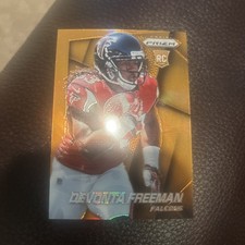 2014 Panini Prizm Devonta Freeman ORANGE Prizm RC #272  