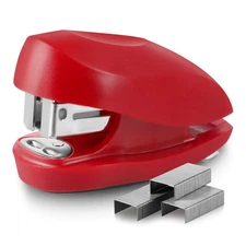 Swingline Tot Stapler with Built-In Remover: 12 sheet capacity (Red)
