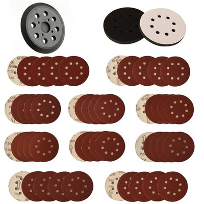 5 Inch Random Orbital Sander Replacement Pad, Multicolored