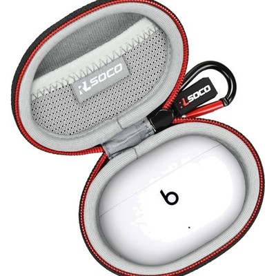 Tasche passend für Beats Studio Buds+ In-Ear Kopfhörer Hartschale Schwarz Schutz