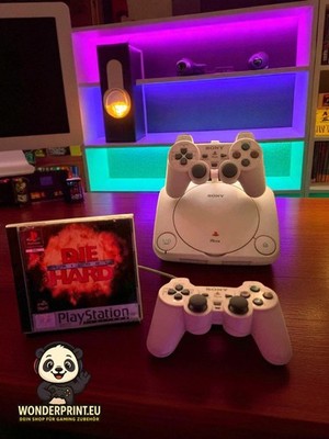 Halterung passt für PlayStation 1 Slim Konsole Halter PS1 Zubehör Stand Ständer