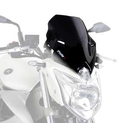 Puig Sport Screen Windshield Deflector Black (Opaque) Yamaha XJ6 2009 - 2016