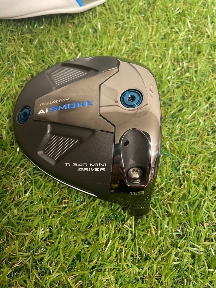 Callaway Paradigm Ai Smoke Ti 340 Mini Driver Head 11.5° NIB with Cover