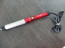 BED HEAD Tigi Curling Wand Iron Shiny Red 1.25  Barrel BH353