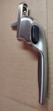 Winlock Metal Custodian Espag Window Handle Satin Silver Right Hand 43mm Centers