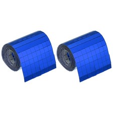 1920 Pcs 5 x 5 mm Square Acrylic Self-Adhesive Mirror Mosaic Tiles, Blue