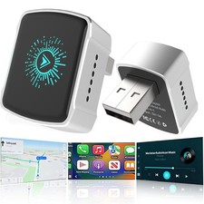 Wireless CarPlay Adapter  Android Auto 2-in-1 - Mini USB/USB-C Adapter Con...