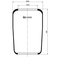 Febi Bilstein Federbalg, Luftfederung 39560 FüR Daf Man MERCEDES-BENZ Volvo