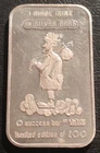 Vintage, 1975 Success Silver, Hobo, I Made Mine In Silver Bars, Numbered .999...