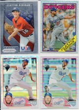 10- CLAYTON KERSHAW 2012-24 PANINI/TOPPS HOLO/LOGO/MOJO REFRACTOR/MINI & RC