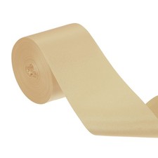 Double Faced Gold Satin Ribbon Solid Fabric Ribbon 2" x 22 Yards