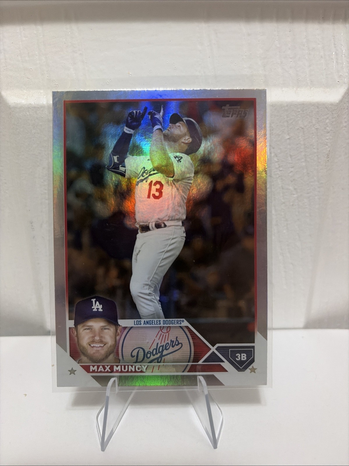 Max Muncy Rainbow Foil 2023 Topps Series 2 Baseball #519