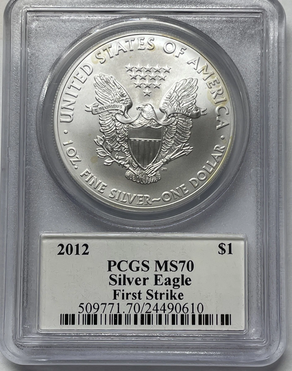 PCGS Certified MS 70 Graded 2012 Silver Bullion Coins for sale | eBay